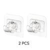 Spring Tension Curtain Rods Short Tension Rod (White, 30" to 50"-2Pcs 2 hooks) view 4
