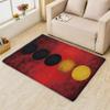 Vydddom Geometric Rug, 5x8 Rug, Red Gradient Rugs for Living Room Bedroom, Modern Large Area Rug, Washable Rug Non Slip Soft Indoor Carpet, Kids and Pets Friendly, Geometric Home & Room Decor view 2