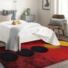 Vydddom Geometric Rug, 5x8 Rug, Red Gradient Rugs for Living Room Bedroom, Modern Large Area Rug, Washable Rug Non Slip Soft Indoor Carpet, Kids and Pets Friendly, Geometric Home & Room Decor view 3