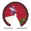 Lion Rampant Scotland Scottish Christmas Tree Skirt Multi-Size Christmas Festive Party Decorations view 4