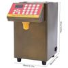 BDJSN Electric Fructose Dispenser, 350W Automatic Fructose Quantitative Machine, 8000CC Stainless Steel Syrup Dosing Machine for Coffee Shop, Fruit Tea Shop, Bar, Restaurant view 3
