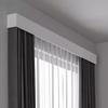 ENHEN Ceiling Curtain Track Wall Mounted Curtain Valance Boards Box, Bedroom Bay Windows Privacy Curtain Pelmet Track System with Double Rails, Included Fittings(335cm/131.9in/11ft) view 1