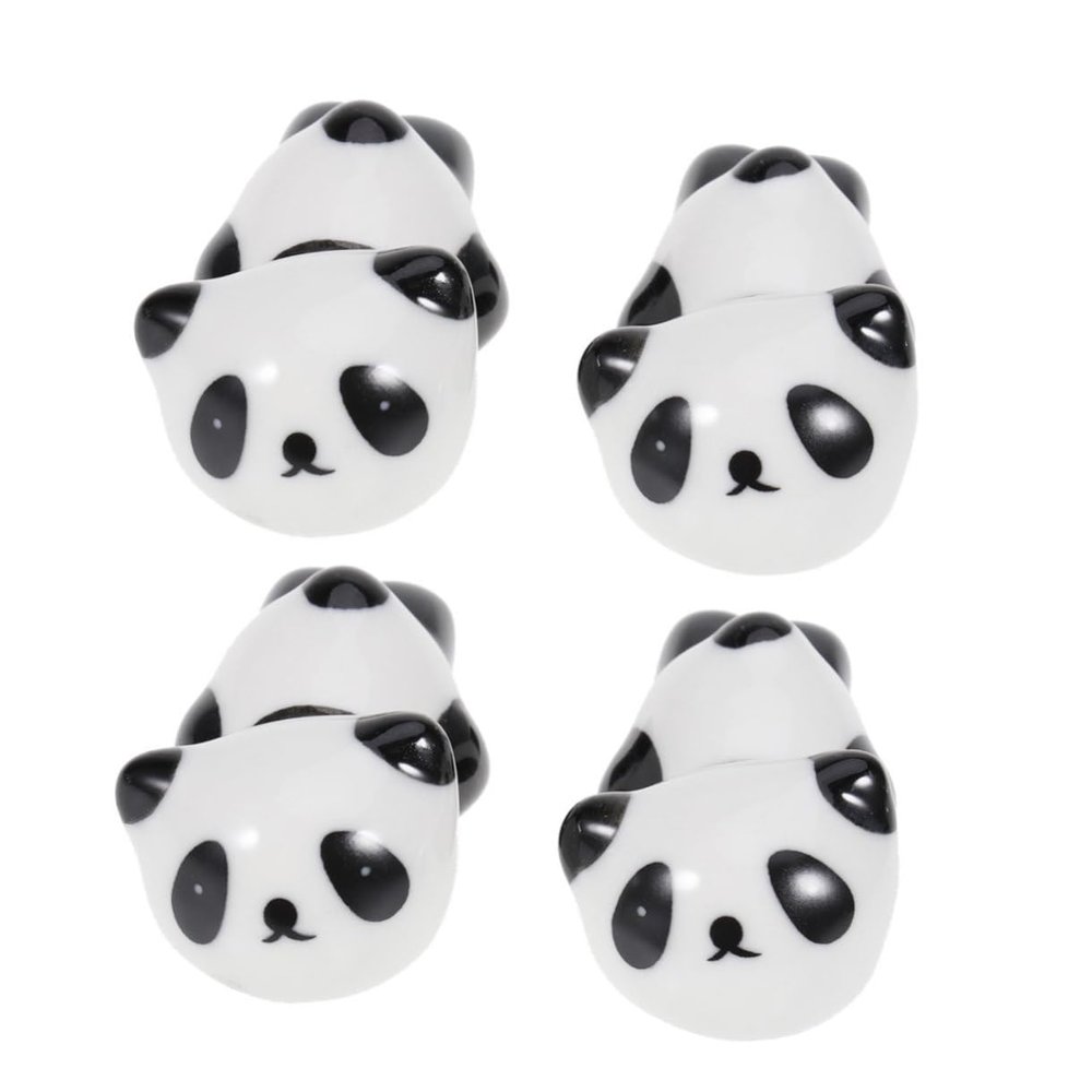 chopstick holder,chopsticks holder Ceramic Chopsticks Rack 4 Pcs Chopsticks Rack Panda Tableware Panda Chopsticks Rest