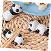 chopstick holder,chopsticks holder Ceramic Chopsticks Rack 4 Pcs Chopsticks Rack Panda Tableware Panda Chopsticks Rest view 3
