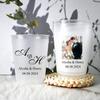 30 Pack Personalized Wedding Cups, Frosted Cups 12oz, Customized Shatterproof Frost Cups, Wedding Toast Cups, Custom Reception Bar Cups, Monogram Cups, Reusable Party Cups view 1
