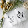 30 Pack Personalized Wedding Cups, Frosted Cups 12oz, Customized Shatterproof Frost Cups, Wedding Toast Cups, Custom Reception Bar Cups, Monogram Cups, Reusable Party Cups view 2