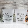 30 Pack Personalized Wedding Cups, Frosted Cups 12oz, Customized Shatterproof Frost Cups, Wedding Toast Cups, Custom Reception Bar Cups, Monogram Cups, Reusable Party Cups view 3