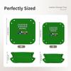 Personalized Valet Tray for Men&Women Custom Leather Storage Tray with Your Photo/Logo/Name Customized Gift for Marriage Anniversary Watch Glasses Keys Wallet, Green-M view 4