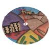 Christmas Tree Skirt, 30" Desert Southwest Folk Art for Christmas Decorations&Ornaments view 2