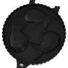 Pwshymi Fish shaped Pancake Double Pan, 3 Fish Waffle Maker Pan Aluminum Uniform Heating Taiyaki Pan for Home Snack view 3