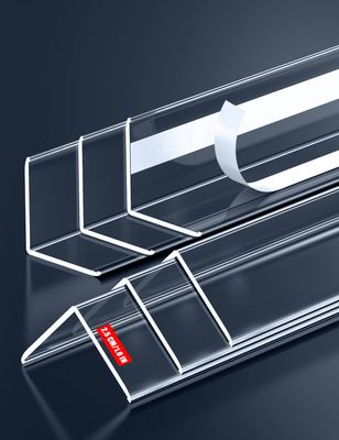 6PCS Clear Self-Adhesive Wall Corner ProtectorsCorner Guards & Edge Protector for Wall Door Frame Cabinet Baseboard & Door, Table, Stair (36" x 1.0")