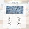 10 Pack Dusty Blue Cheesecloth Table Runner 35x120 Inch 10Ft Rustic Gauze Cheese Cloth Table Runner Sheer Cheesecloth Table Runners for Wedding Party Bridal Shower Decoration view 4