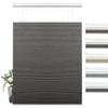 BERISSA Top Down Bottom Up Cordless Cellular Shades, Pull Down Blackout Jacquard Streaks Fabric Honeycomb Blinds for Window and Skylights(65" W x 80" H) Brown view 1