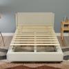 Continental Sleep, 0.68-Inch Heavy Duty Horizontal Wooden Bunkie Board/Bed Slats, Enhance Mattress Support, Queen(60.5"), Beige view 3