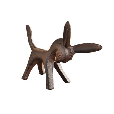 FLCPJGV Donkey Animal Figurine Vintage Donkey Statue for Cabinet Bookshelf Farmhouse
