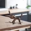 FLCPJGV Donkey Animal Figurine Vintage Donkey Statue for Cabinet Bookshelf Farmhouse view 2