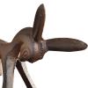 FLCPJGV Donkey Animal Figurine Vintage Donkey Statue for Cabinet Bookshelf Farmhouse view 3
