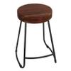 Cortesi Home Boone Counterstool in Driftwood and Metal Legs view 4