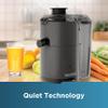 FYNORI Quiet Fruit & Vegetable Juicer, JE2500B - 400-watt Juice Extractor - Quiet Fruit & Vegetable Juicer, You Can Enjoy Fast Juicing With Less Noise, Black view 4