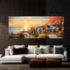 Sense Canvas Charleston City 32 Canvas Art - Home Decor Wall Art Print Poster Painting Small 20x8 / 1.5" view 2