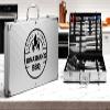 Custom BBQ Set - Personalized Grill Set - BBQ Tool Set - 34-Piece Stainless Steel Barbecue Grilling Accessories with Aluminum Storage Case - Complete Outdoor Grill Kit for Dad- Gift for Men view 2
