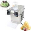 Banfluxion 1.2KW Wind/Air-Cooled Commercial Shaved Ice Maker & Snow Cone Machine - Stainless Steel Dual-Bucket Ice Shaver with 2x3L Containers view 1