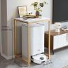 HomeLoft Basics Multifunctional Sweeping Robot Storage Rack, 31.5 In Sweeping Machine Rack Top Storage Rack Home Floor Fish Tank Storage Rack(Gold,80cm/31.5in), EBAABIIDI-GOLD-80CM/31.5IN view 2