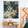 Tapestry Wall Hanging 30 X 40 in Decorates Tapestrys for Bedroom Yellow And Black Flowers Wall Tapestry Soft Aesthetic Wall Decor Tapestries for Living Room Personalized Wall Blanket view 4