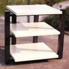 BIUBPW Open AV Cabinet Media Stand Audio Video Component Cabinet, Wooden Stereo Rack Corner Rack Audio Tower, Modern Entertainment Center Cabinet(White Maple) view 1
