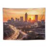 Tapestry Wall Hanging 30 X 40 in Decorates Tapestrys for Bedroom Atlanta City Sunset Landscape Wall Tapestry Soft Aesthetic Wall Decor Tapestries for Living Room Personalized Wall Blanket view 1