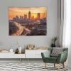 Tapestry Wall Hanging 30 X 40 in Decorates Tapestrys for Bedroom Atlanta City Sunset Landscape Wall Tapestry Soft Aesthetic Wall Decor Tapestries for Living Room Personalized Wall Blanket view 4