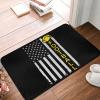 SIYTUAU American Football with USA Flag Bathroom Rugs Ultra Soft Non Slip Bath Mat Living Room Kitchen Bedroom Rug 16x24 Inch Bath Rugs Door Mat view 2