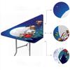 AngelSept Elastic Edge Rectangle Fitted Tablecloth, Christmas Santa Claus Elk Table Cloth, for Kitchen Dining Tabletop Decoration, 4ft - 24 x 48 Inch Rectangle Tight Fit view 3