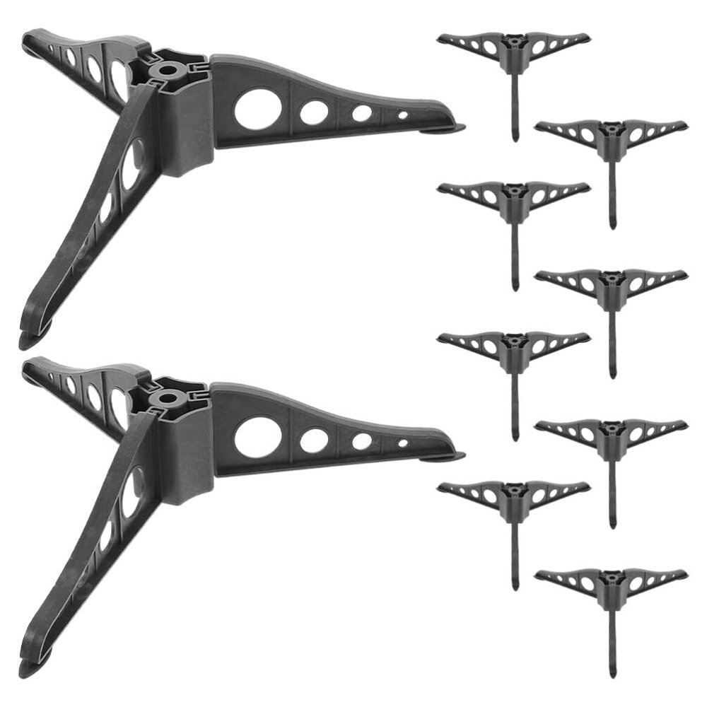 HOLIDYOYO 10pcs Black ABS Xmas Tree Stand Bracket for Christmas Party