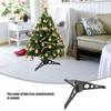 HOLIDYOYO 10pcs Black ABS Xmas Tree Stand Bracket for Christmas Party view 3
