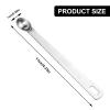 5 Pcs 1/8 Teaspoon Measuring Spoons Mini Spoons Stainless Steel Measuring Spoons Small Dessert Spoons For Kitchen Family Cafe Scooping Spices Oil And Cooking Wine 1/8 tsp (Silver) view 3