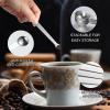 5 Pcs 1/8 Teaspoon Measuring Spoons Mini Spoons Stainless Steel Measuring Spoons Small Dessert Spoons For Kitchen Family Cafe Scooping Spices Oil And Cooking Wine 1/8 tsp (Silver) view 4