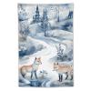 Tapestry Wall Hanging 30 X 40 in Decorates Tapestrys for Bedroom Snow Rat And Fox Wall Tapestry Soft Aesthetic Wall Decor Tapestries for Living Room Personalized Wall Blanket view 1