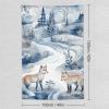 Tapestry Wall Hanging 30 X 40 in Decorates Tapestrys for Bedroom Snow Rat And Fox Wall Tapestry Soft Aesthetic Wall Decor Tapestries for Living Room Personalized Wall Blanket view 2