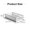 HEVOY Pull Out Cabinet Organizer, Slide Out Drawers Fixed with Adhesive Nano Film, Pantry Shelves Sliding Drawer Storage Organization for Kitchen/Bathroom/Bedroom (15.7*9.4*3.9inch/40*24*10cm) view 3