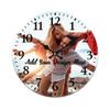 AKAISOED Custom Personalized Photo Wall Clock Design Your Own Fashion PVC Clocks Upload Any Logo Text Image PVC Material Perfect Personalized Gift, Black, 11.8" view 1