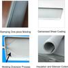 YONGYILI Central Air Conditioning Water Collecting Drainage Pan, Stainless Steel Condensate Drain Pad, Drain Fitting Kit with 2m Drain Pipe(810 * 240mm) view 4