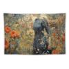 Tapestry Wall Hanging 30 X 40 in Decorates Tapestrys for Bedroom Early Summer Garden Wall Tapestry Soft Aesthetic Wall Decor Tapestries for Living Room Personalized Wall Blanket view 1