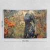 Tapestry Wall Hanging 30 X 40 in Decorates Tapestrys for Bedroom Early Summer Garden Wall Tapestry Soft Aesthetic Wall Decor Tapestries for Living Room Personalized Wall Blanket view 2