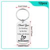 Heigebi 12PCS Bridesmaid Keychain Bridesmaid Gift From Bride Wedding Bridal Shower Gifts for Maid Of Honor Proposal Gifts Bridal Party Bachelorette Party Presents view 2