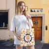 Gzrlyf Orange Cocktail Gift Bridesmaid Tote Bag Italian Bachelorette Cocktail Summer Beach Bag view 4
