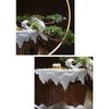 ELUKHT Desktop Fountain Waterfall Fountain Desktop Fountain Retro Ceramic Sculpture Atomization Desktop Fountain Desk Lucky Ornaments Water Fountain Outdoor view 3