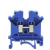 Din Rail Universal Terminal Block UK-5N Blue Screw Type Electric Terminals Block Wire Cable Connector 41A(UK-5N (10pcs)) view 1