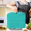 Lsrtoss Stand Mixer Cover, Turquoise Farmhouse Kitchen Mixer Covers for Accessories with Pockets, Modern Pure Turquoise Kitchen Mixer Cover Compatible with 5-8 Quart Mixers, M view 2