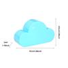 SagaSave 4 Colors Optional Cloud Magnetic Wall Key Holder - Easy to Mount Adhesive sticker - Powerful Magnets Keep Keychains and Loose Keys Securely in Place for Wall Door(White) view 2